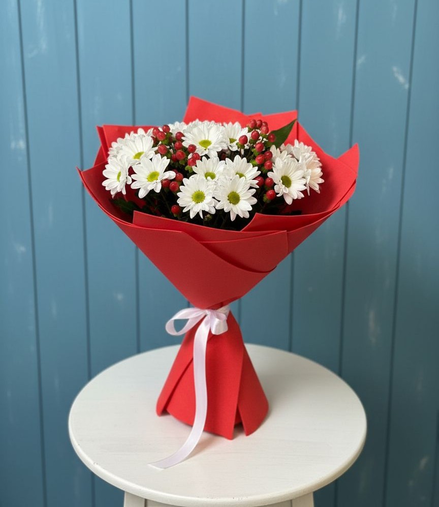 Букет цветов из: Хризантемы в Усадище