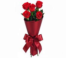 Букет 5 Красных роз Эдлесс Лав в Усадище