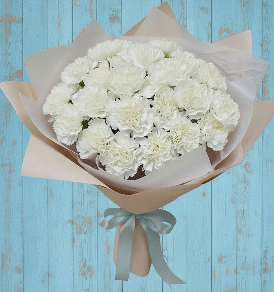 Букет цветов из: Гвоздики в Усадище