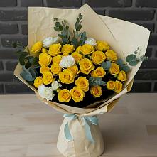 Букет цветов из:  Розы в Усадище