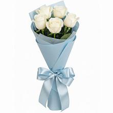 Букет 5 Белых роз Проуд #REPLACE_PRED# Усадище