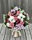 Букет цветов из: Альстромерии, Гвоздики, Розы и Хризантемы в Усадище