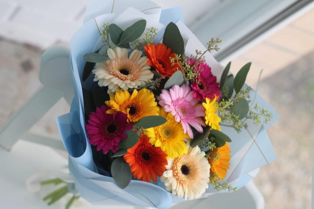 Букет цветов из: Герберы в Усадище