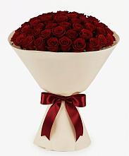 Букет 101 Бордовая роза Блэк Бакарра в Усадище