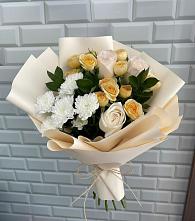 Букет цветов из:  Розы и Хризантемы в Усадище
