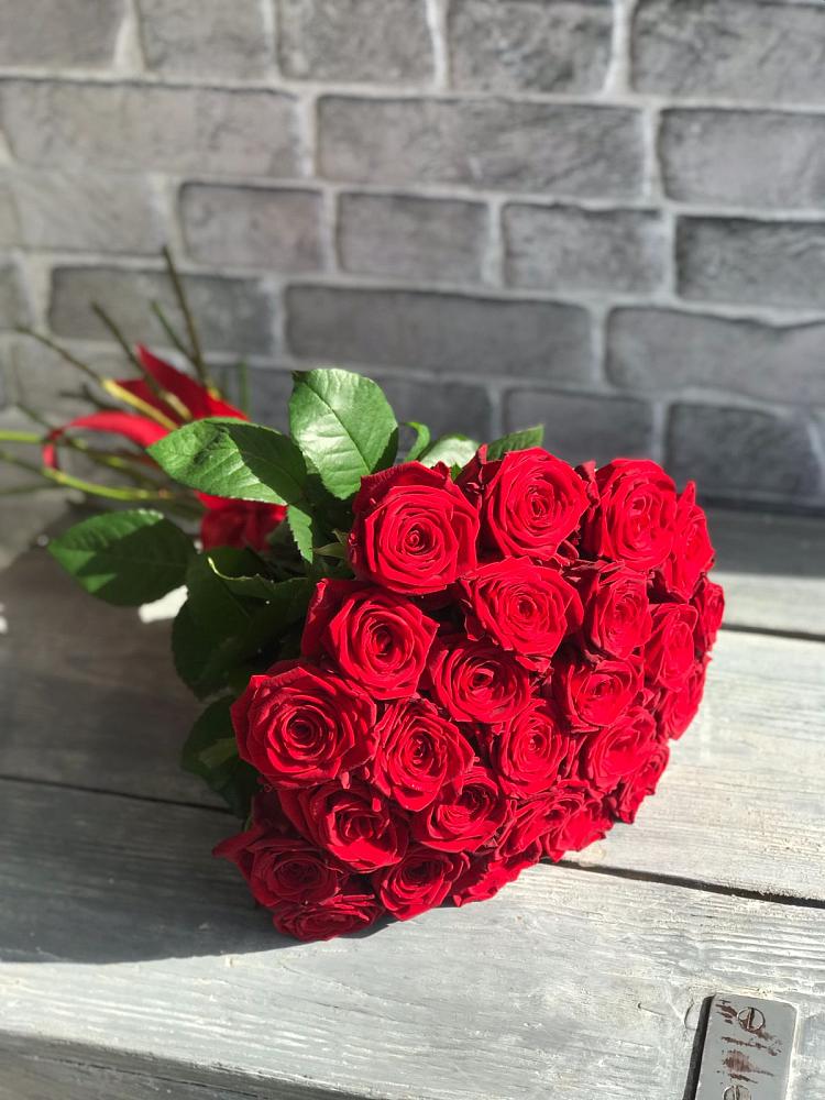 Букет Красные розы Фридом в Усадище