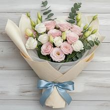 Букет цветов из:  Лизиантусы в Усадище