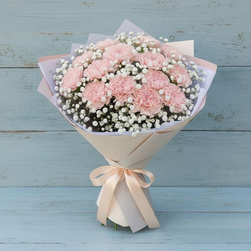 Букет цветов из: Гвоздики в Усадище