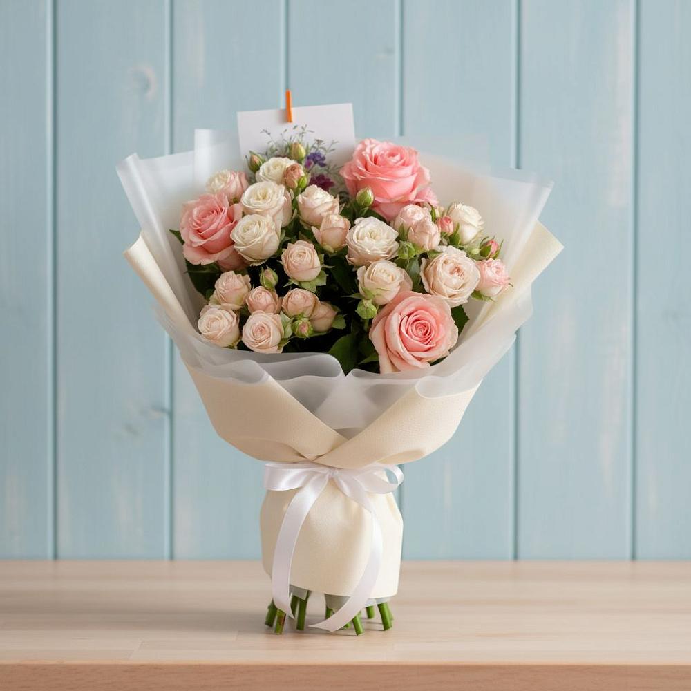 Букет цветов из: Розы в Усадище