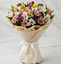 Букет цветов из:  Альстромерии в Усадище