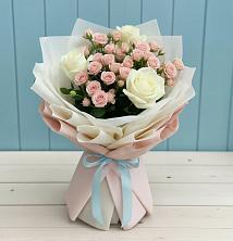 Букет цветов из:  Розы в Усадище