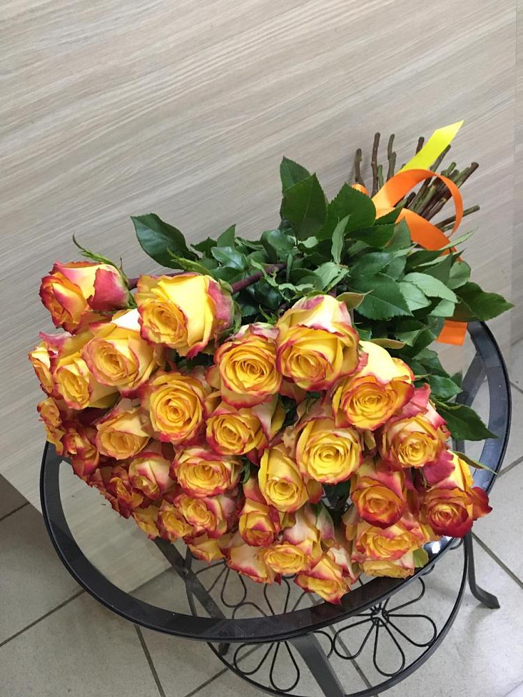 Букет Желтые розы в Усадище