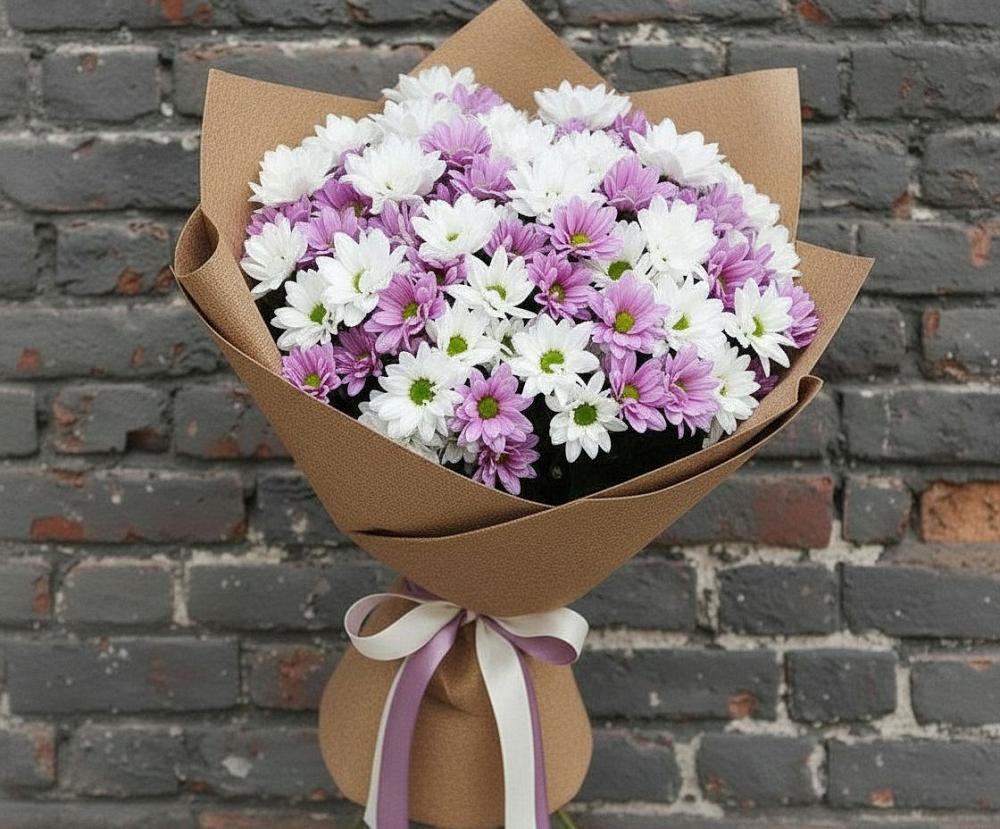 Букет цветов из: Хризантемы в Усадище