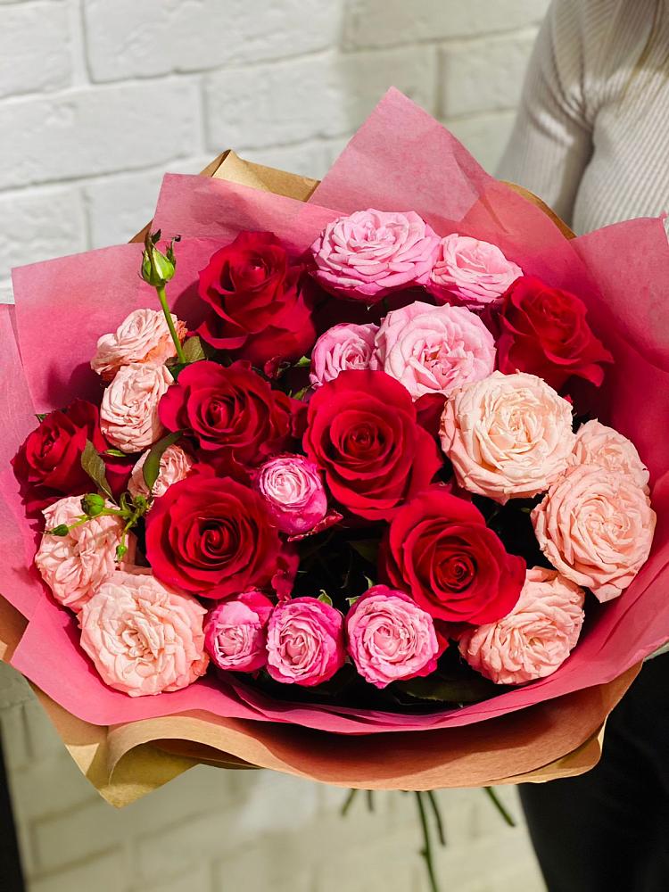 Букет цветов из: Розы в Усадище