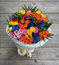 Букет цветов из:  Розы и Хризантемы в Усадище