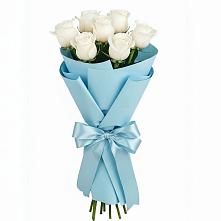 Букет 7 белых роз Проуд #REPLACE_PRED# Усадище