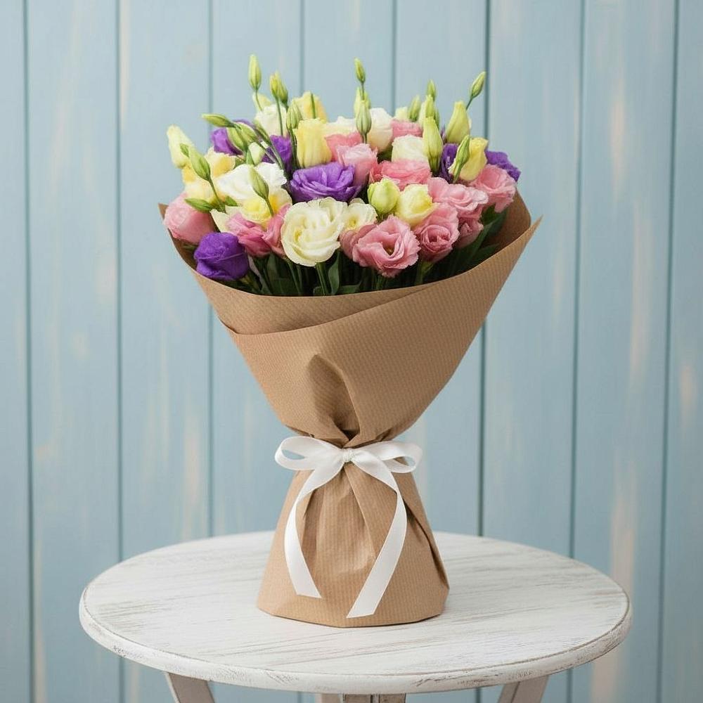 Букет цветов из: Лизиантусы в Усадище