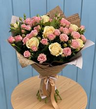 Букет цветов из:  Розы в Усадище