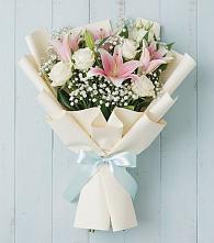 Букет цветов из:  Лилии #REPLACE_PRED# Усадище