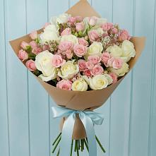 Букет цветов из:  Розы в Усадище